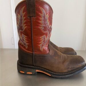 Ariat kids Brown and Red Western Boots